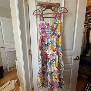 Floral Multicolor Sleeveless Dress
